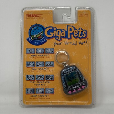 Giga Pets Bit Critter Tiger Electronics 1997 Sealed (F1)