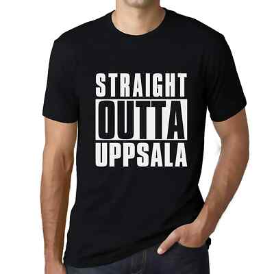 ULTRABASIC Homme Tee-Shirt Tout Droit Sorti D'Uppsala Straight Outta Uppsala