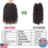 Passion Twist Hair For Kids - 8 Packs 8 Inch Passion Twist Crochet Hair For Black Women, Crochet Pretwisted Curly Hair Passion Twists Synthetic Braiding Hair Extensions(8 Inch 8 Packs, #4)