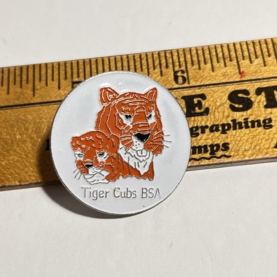 Cub Scouts Tiger Cubs Pin BSA Boy Scout of America Orange White