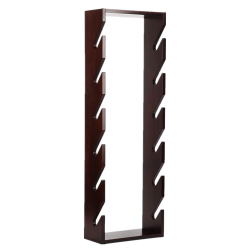 6-Layer Skateboard Rack Holder Wall Wooden Longboard Deck Display Shop Organizer