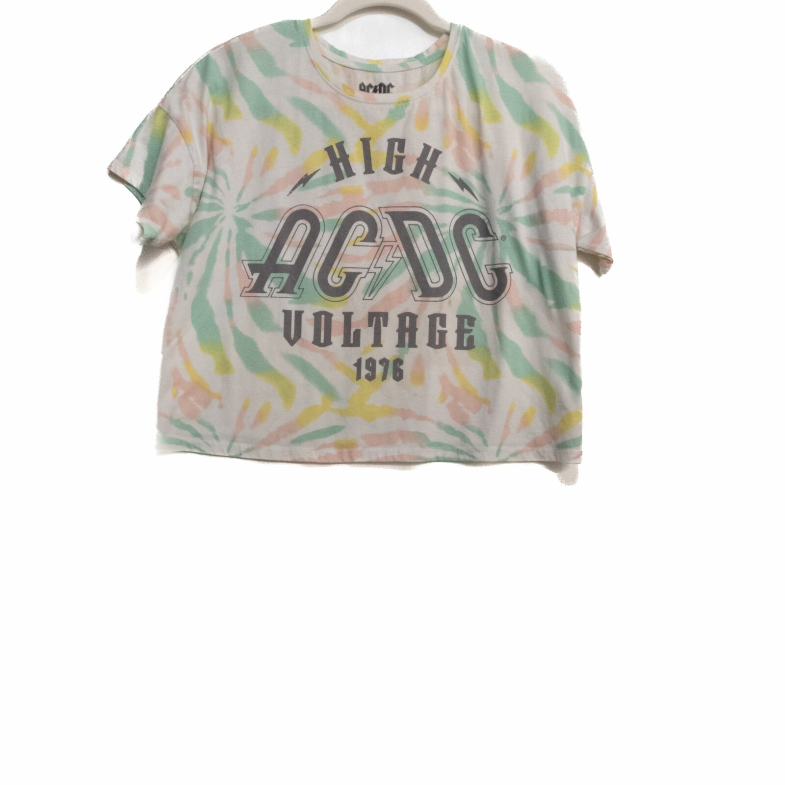 Tシャツ・カットソー ASCLO ACDC Pigment Short Sleeve T Shirt ACDC Boys White Crew Neck Short Sleeve T-shirt : Target