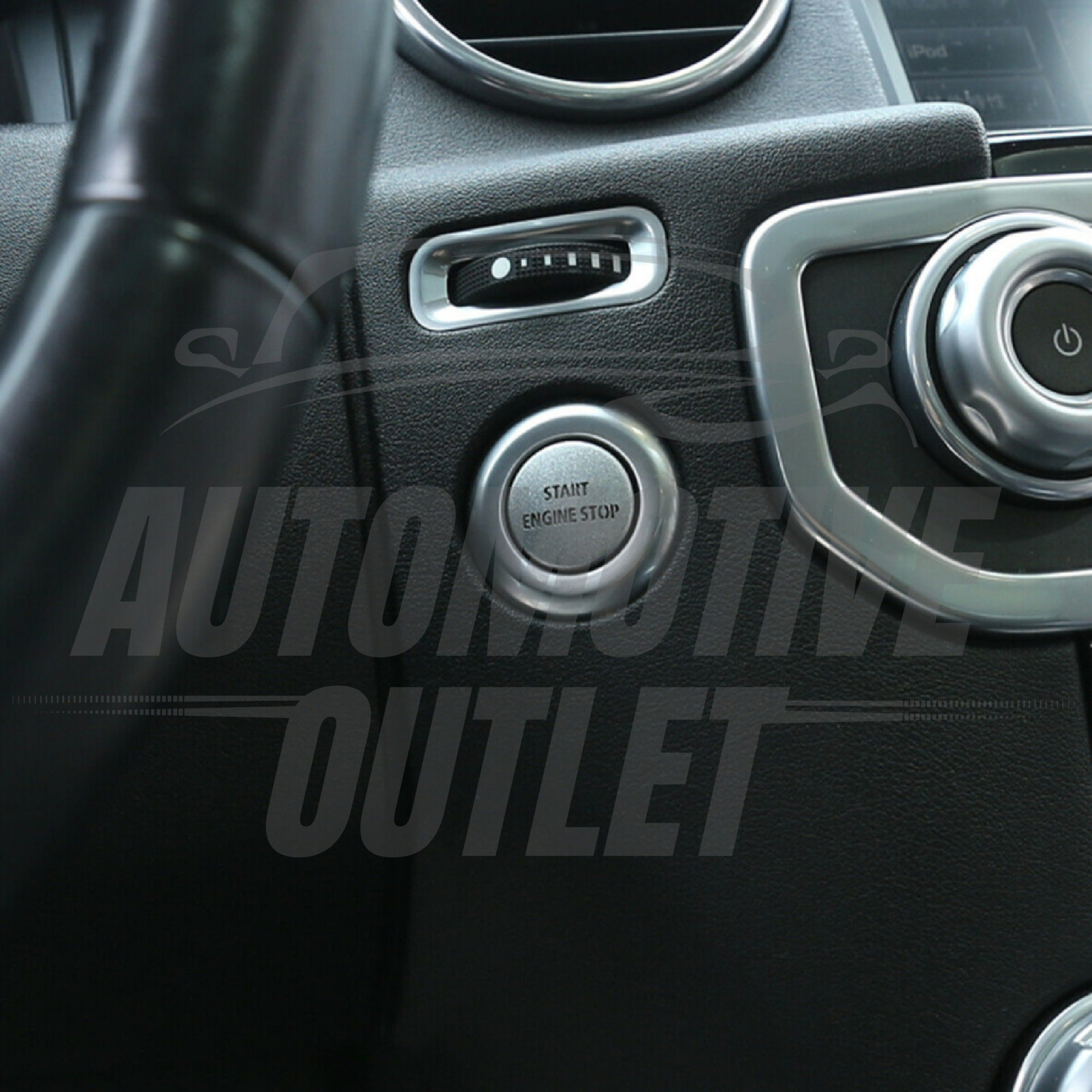 CAR ENGINE START STOP BUTTON COVER TRIM GRAY FOR LAND ROVER DISCOVERY 4 2010-13 9