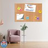 6 Packs Brown Cork Board Felt Board Tiles, Bulletin Board 12