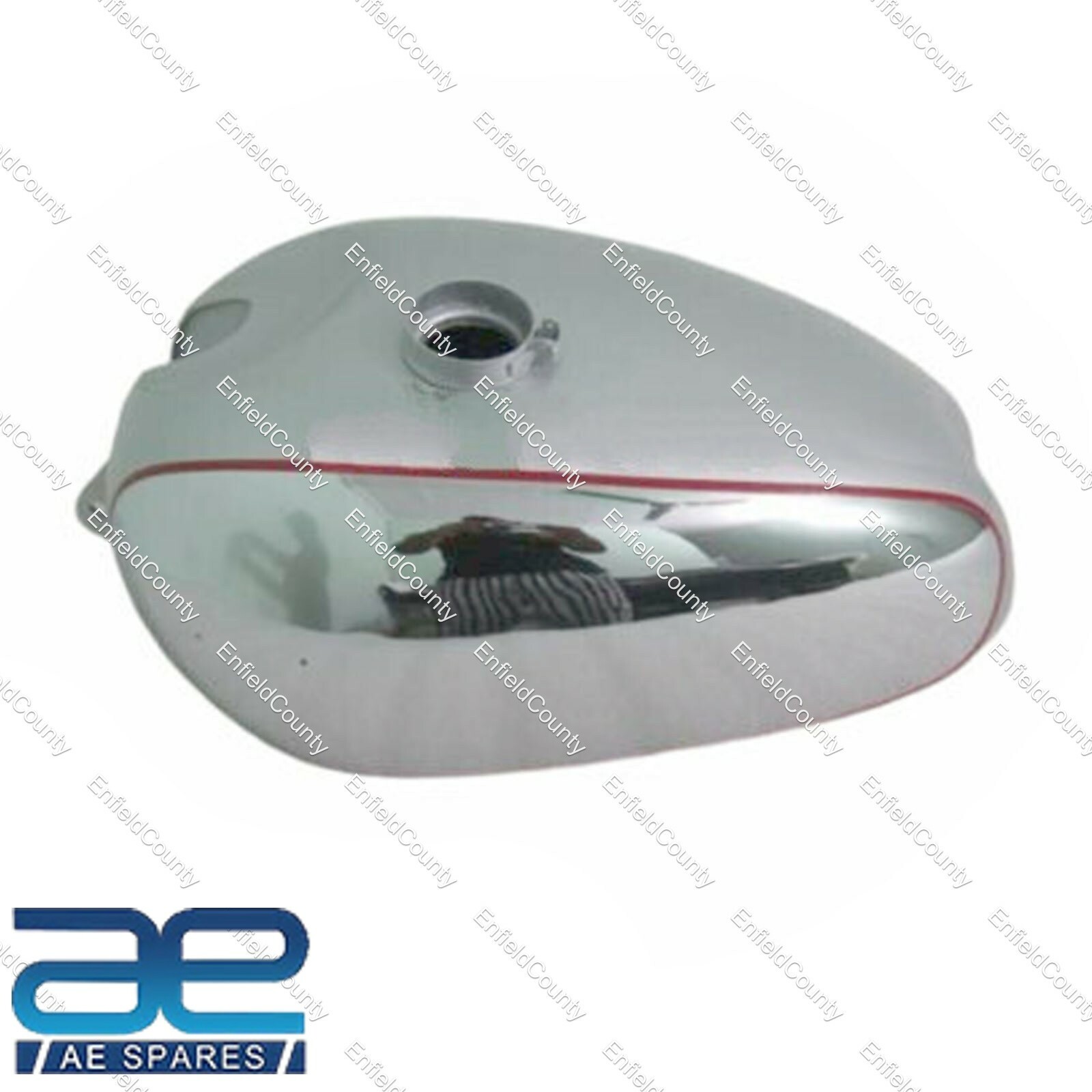 FOR PANTHER M100 M120 CHROME AND SILVER PAINTED GAS PETROL FUEL TANK  