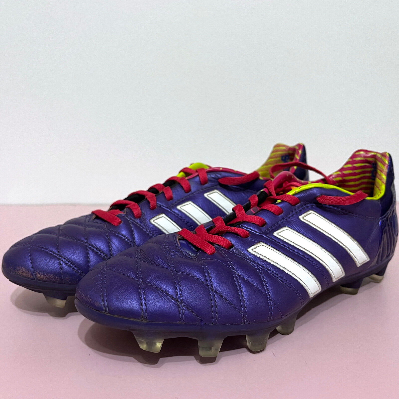 ADIDAS 11PRO FG Samba D67549 Purple Mens Soccer Cleats ADIDAS 11PRO FG Samba D67549 Purple Mens Soccer Cleats