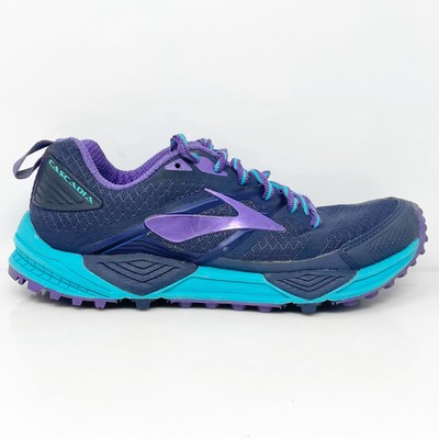 Brooks Womens Cascadia 12 1202331B420 Синие Кроссовки Кроссовки Размер 6.5 B