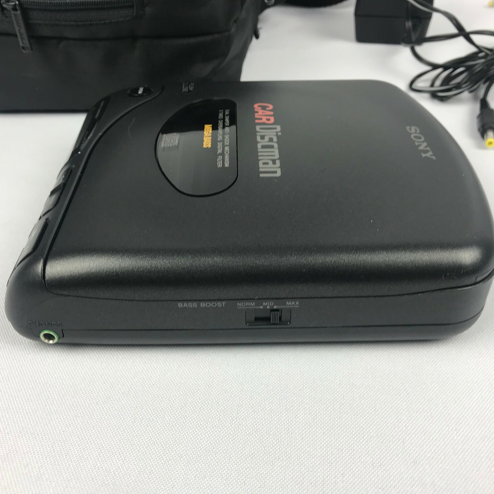 Sony D-802K Car Discman Mega Bass Portable CD Player Bundle Excellent Condition!