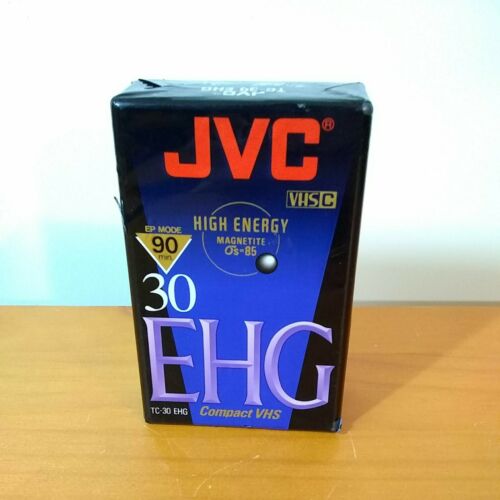  JVC Compact VHS TC-30 EHG VHSC 30 60 90 Min Camcorder Video T...