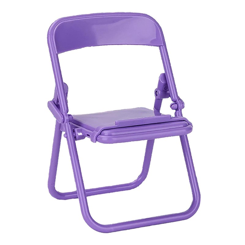 Mini Folding Chair Phone Holder Portable Miniature Folding Chair Phone Stand
