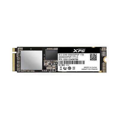 ADATA XPG SX8200 Pro 1TB 3D NAND NVMe Gen3x4 PCIe M.2 2280 Solid State Drive ...