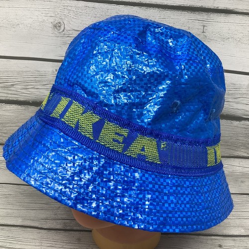 Ikea Knorva Bucket Hat One Size Blue | eBay