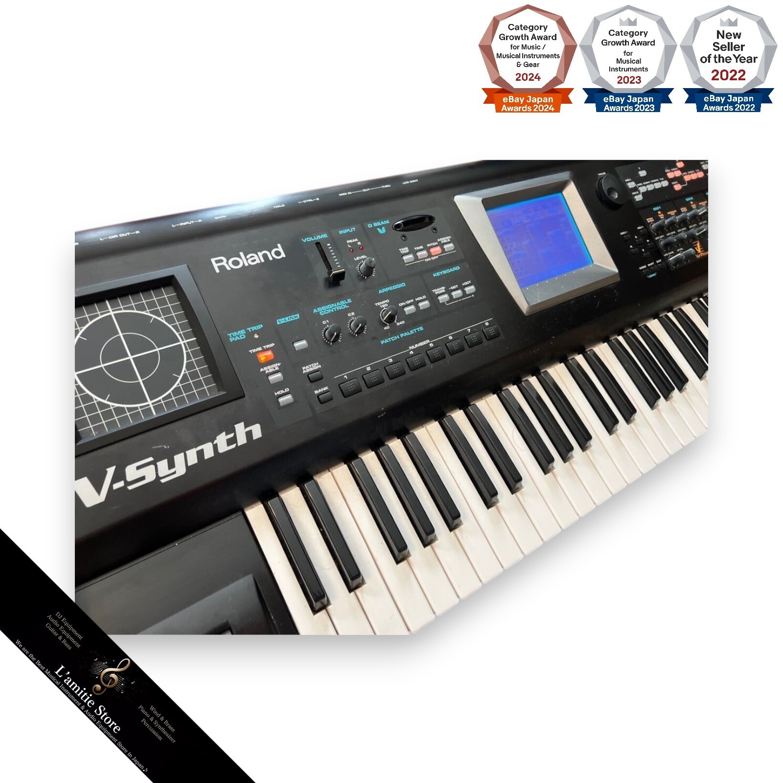 鍵盤楽器 V-Synth Synthesizer Roland - V-Synth GT | Elastic Audio Synthesizer