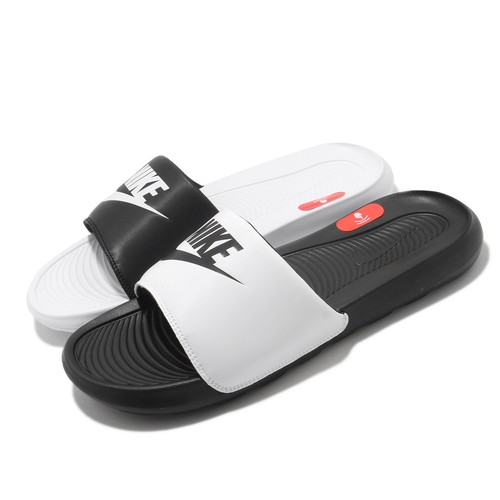 

Белые черные мужские тапочки Nike Victori One Slide Mix, сандалии без шнуровки DD0234-100, Черный, Victori One Slide Mix