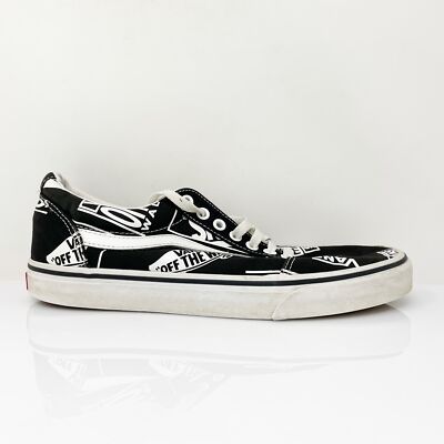 

Vans Mens Off The Wall 500714 Черная повседневная обувь Кроссовки Размер 9, Черный, Off The Wall