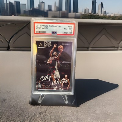 2019 Panini Chronicles Luminance  Coby White - Rookie Card #145 PSA 8!