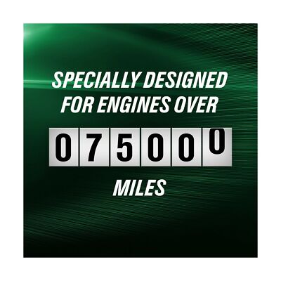Castrol 03100 GTX High Mileage 5W-20 Synthetic Blend Motor Oil High Milage 5 Qt
