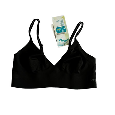 Sloggi Women's Body Adapt Bralette Bra Black S UK Non-wired Non-Padded