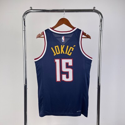 NWT Nikola Jokić #15 YOUTH M DENVER NUGGETS BLUE JERSEY NBA BASKETBALL KOBE MJ