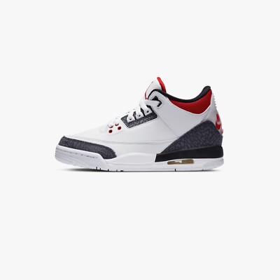 Nike Air Jordan Retro 3 Denim SE Fire Red Sz 4.5Y GS (6 Women’s) CZ6634-100 NEW