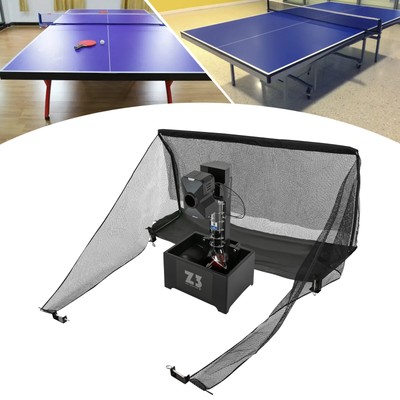 Automatic Training Table Tennis Ping Pong Ball Pitching Machine W/ 100*Balls+Net