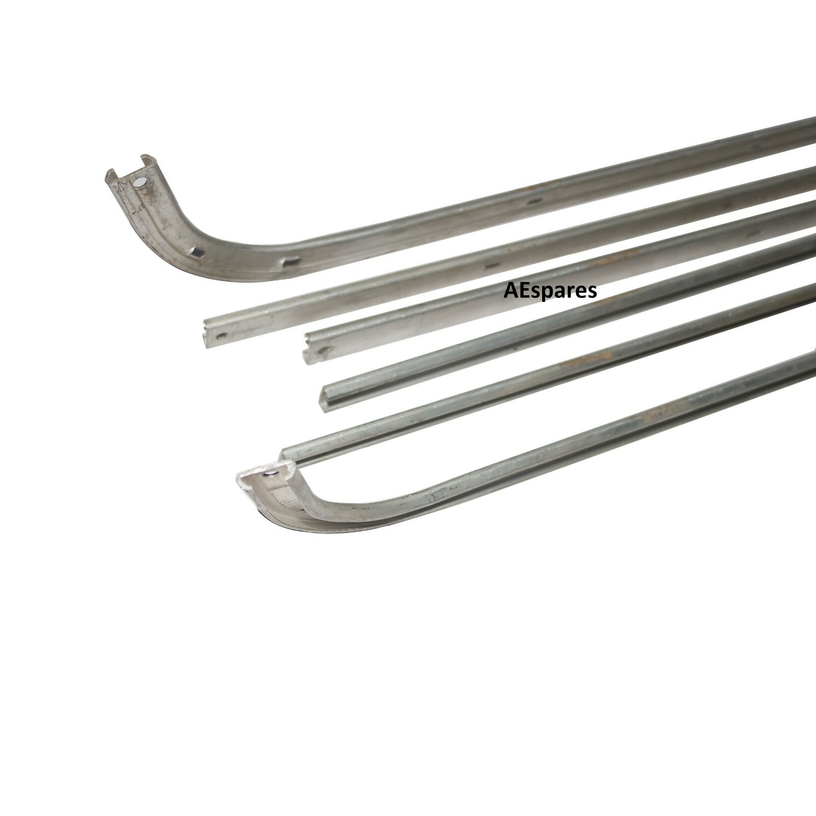 Vespa PX LML 2T PE EFL Floor Runner Kit Channel Strip Set With Fixing Rivets  