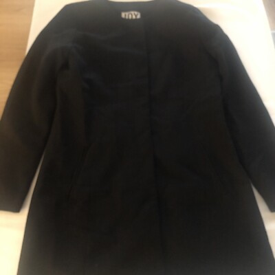 JDY Womens Black Brighton Coat Size M