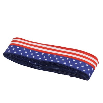 Patriotic Ribbon 6.5cm Width 10m Length 4th Of July Independence Day For