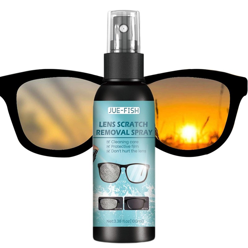100ml Lens Scratch Removal Spray Eyeglass Windshield Glass Repair Liquid Spray