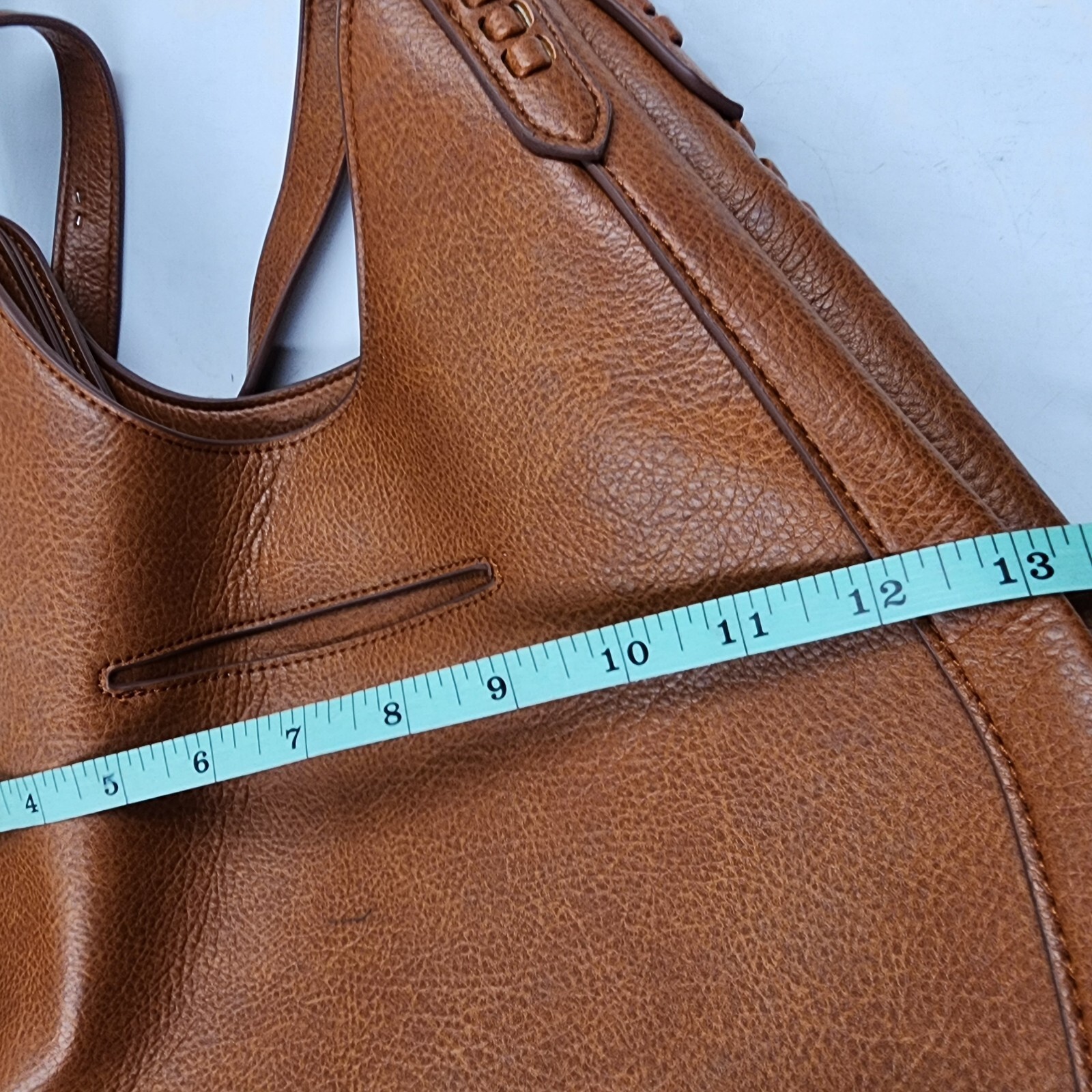 Style & Co Whip-Stitch Soft 4-Poster Tote Bag Women's Brown