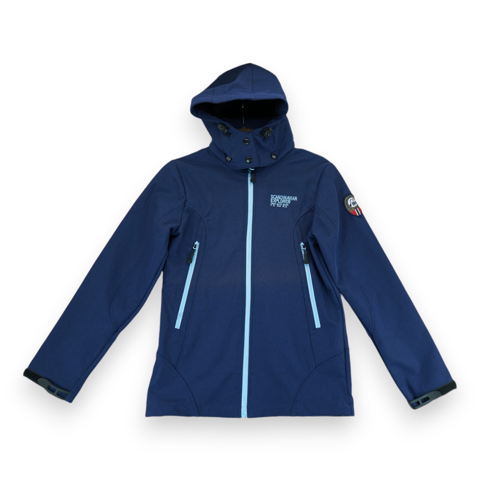 SCANDINAVIAN EXPLORER ジャケット　薄手　北欧　XL　新品 Scandinavian Explorer Softshell Jacket Coat Detachable Hood