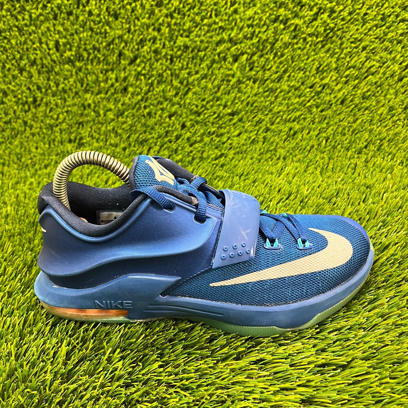 シューズ(男性用) NIKE KD7 Nike KD 7 GS Boys Size 5Y Blue Running Athletic Basketball