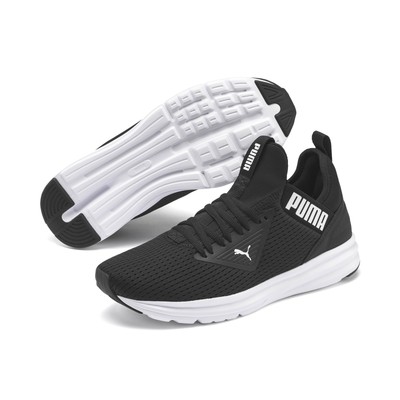 puma men's enzo black running shoes