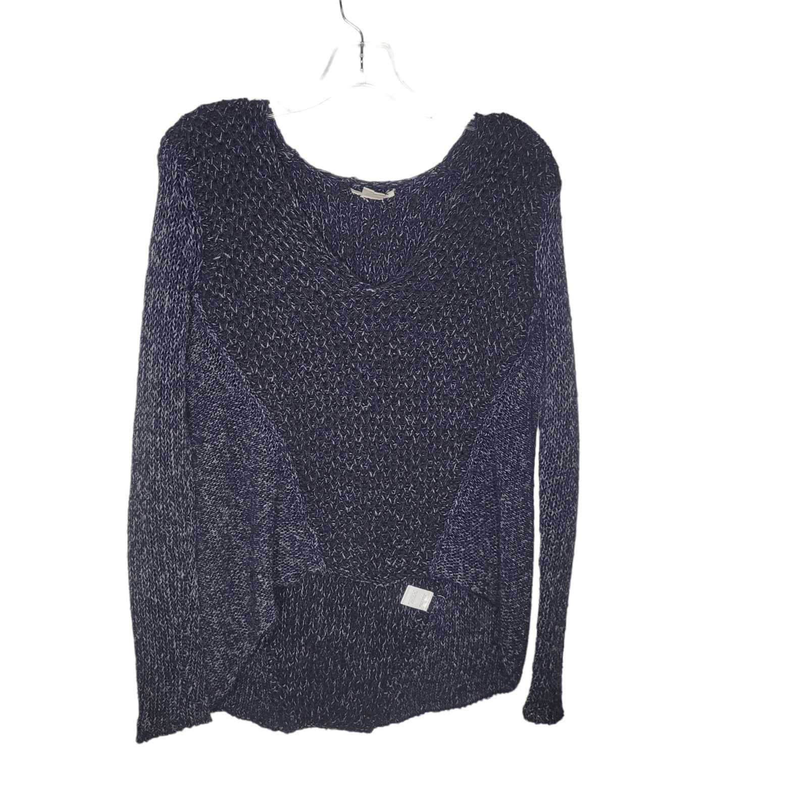 トップス 1999 helmut lang v-neck rib knit Helmut Lang womens sz P wool Silk xs V Neck Sweater Speckled