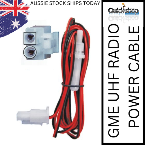 2 x GME CB Radio Power Lead Cable TX4500 TX3540 TX3100 XRS370C XRS330C