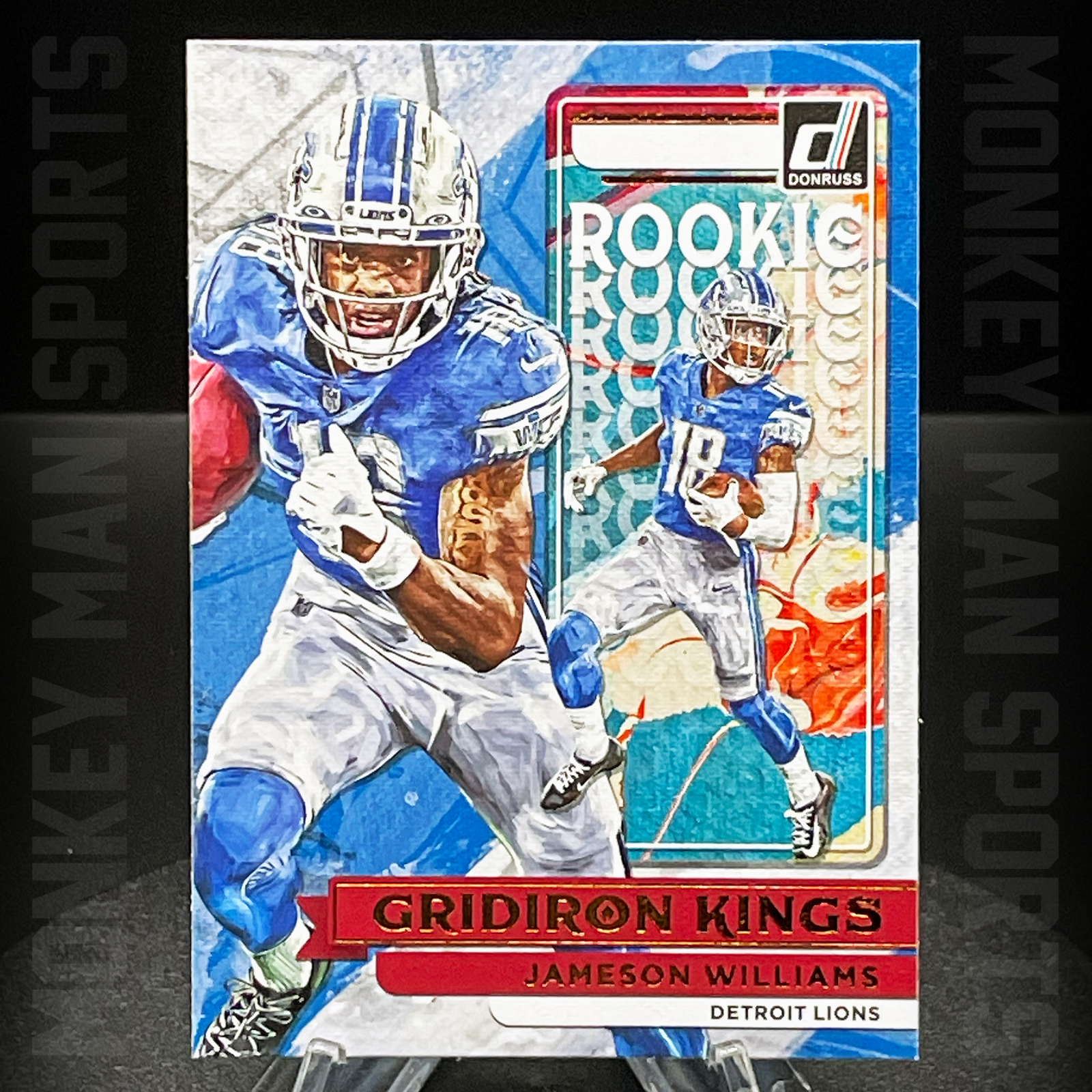 2022 Donruss Football - Jameson Williams Rookie RC - GRIDIRON KINGS #RGK-7 MINT