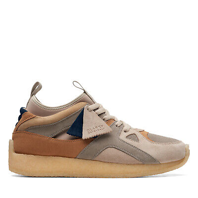 Мужские кроссовки Clarks Breacon Ronnie Fieg Kith 26169464 серого цвета в стиле лайфстайл