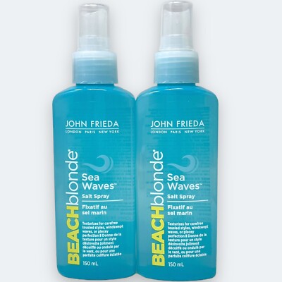 2  John Frieda Beach Blonde Sea Waves Salt Spray 5 Fl. oz