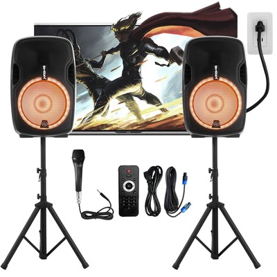 With Bluetooth Pro Sound Stereo Dj Event Show Speakers