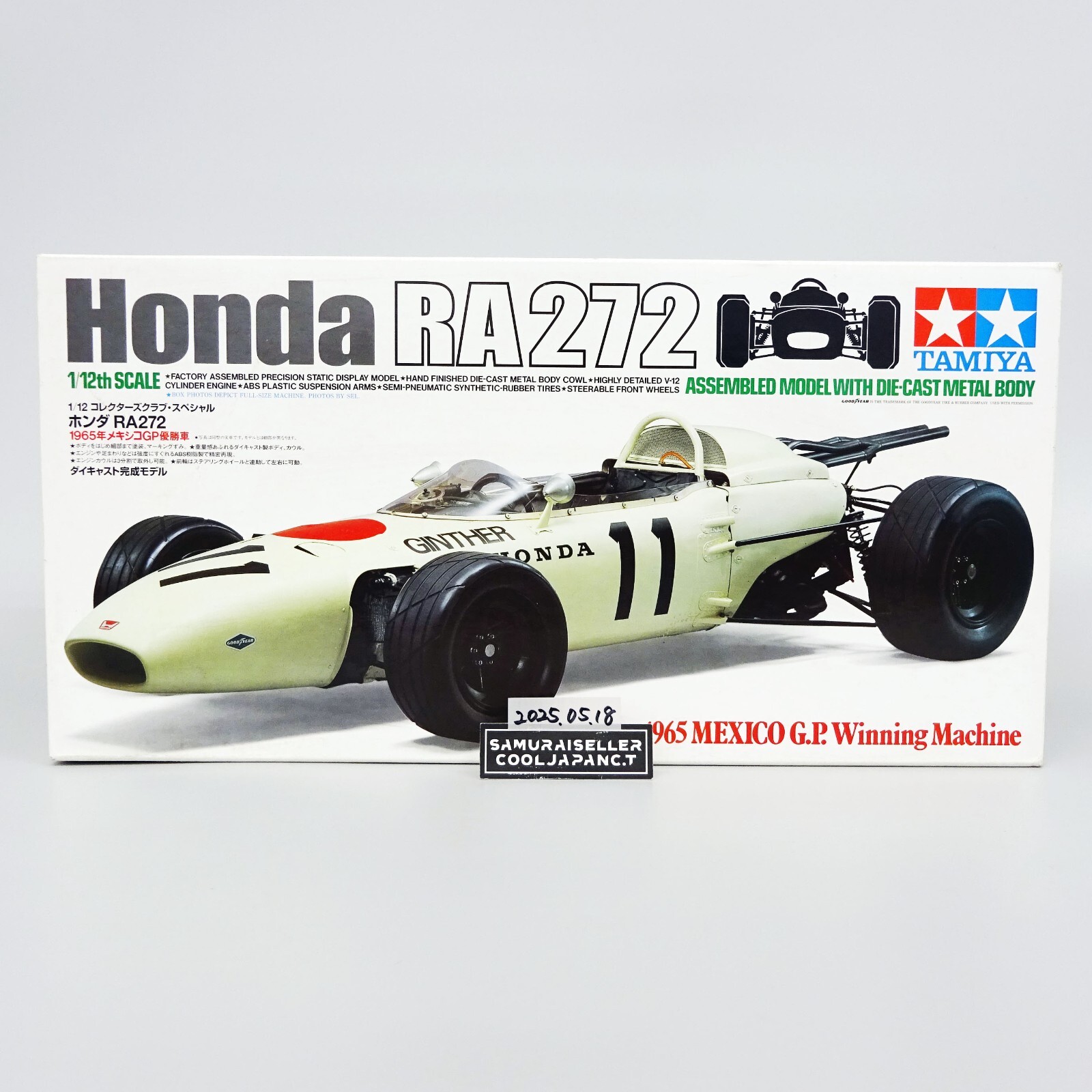 Tamiya 1/12 Collector's Club Honda F-1 RA272 1965 Mexico GP
