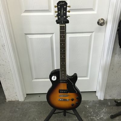 austin super 6 electric sunburst guitar as6spvs