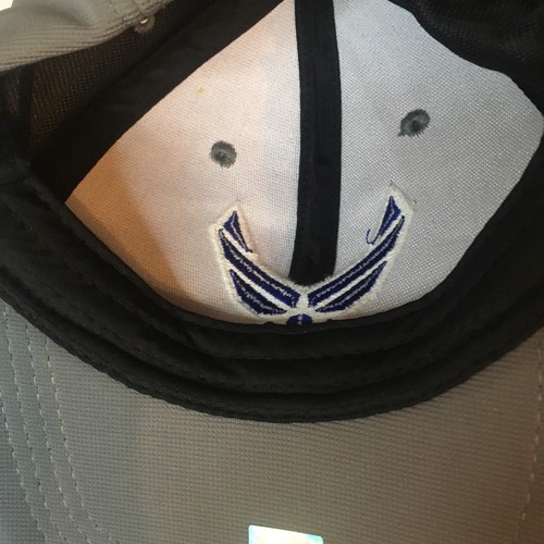 U.S. Air Force Baseball Cap JWM wholesale Inc.  Gray W/blue Embroidery
