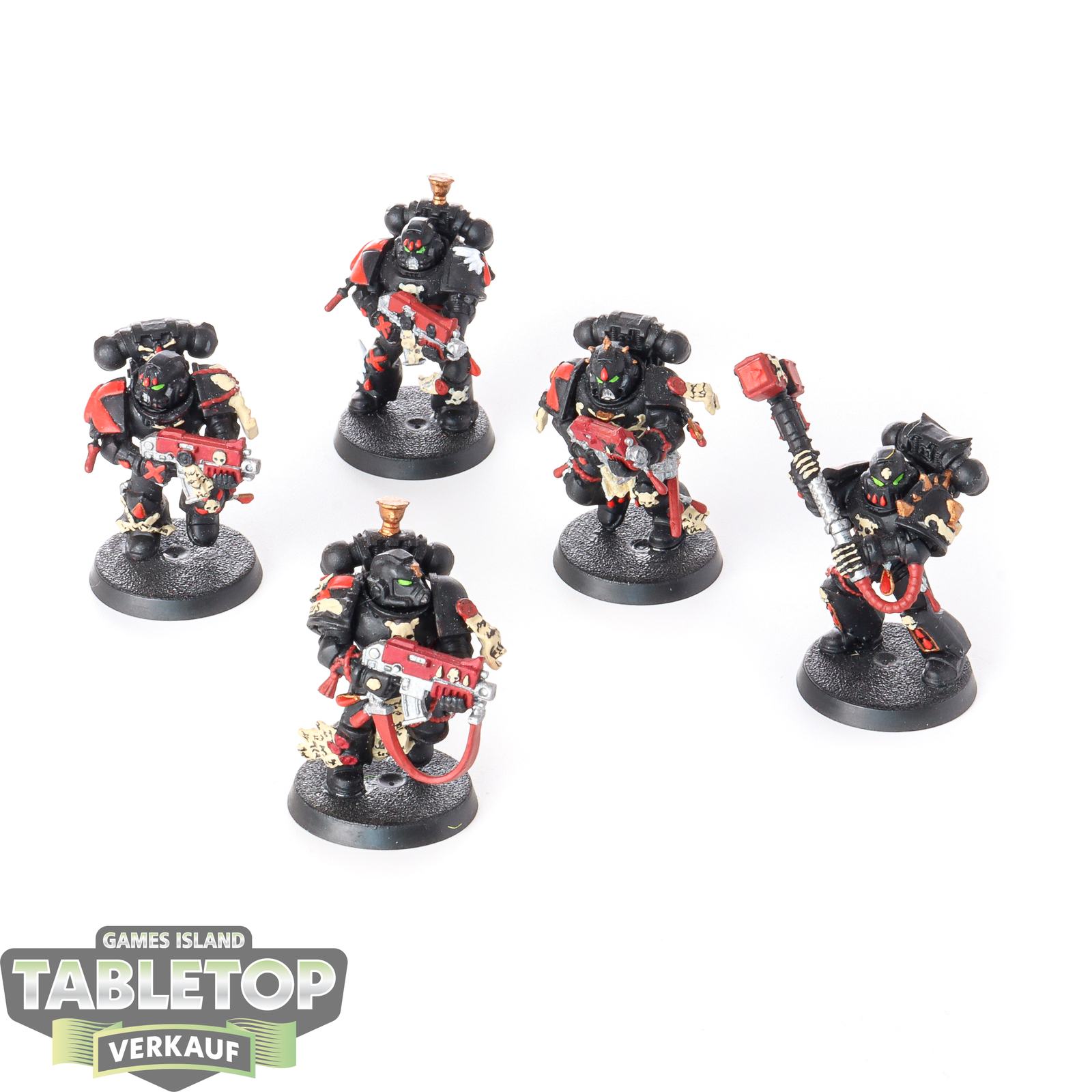 Blood Angels - 5 x Death Company - bemalt