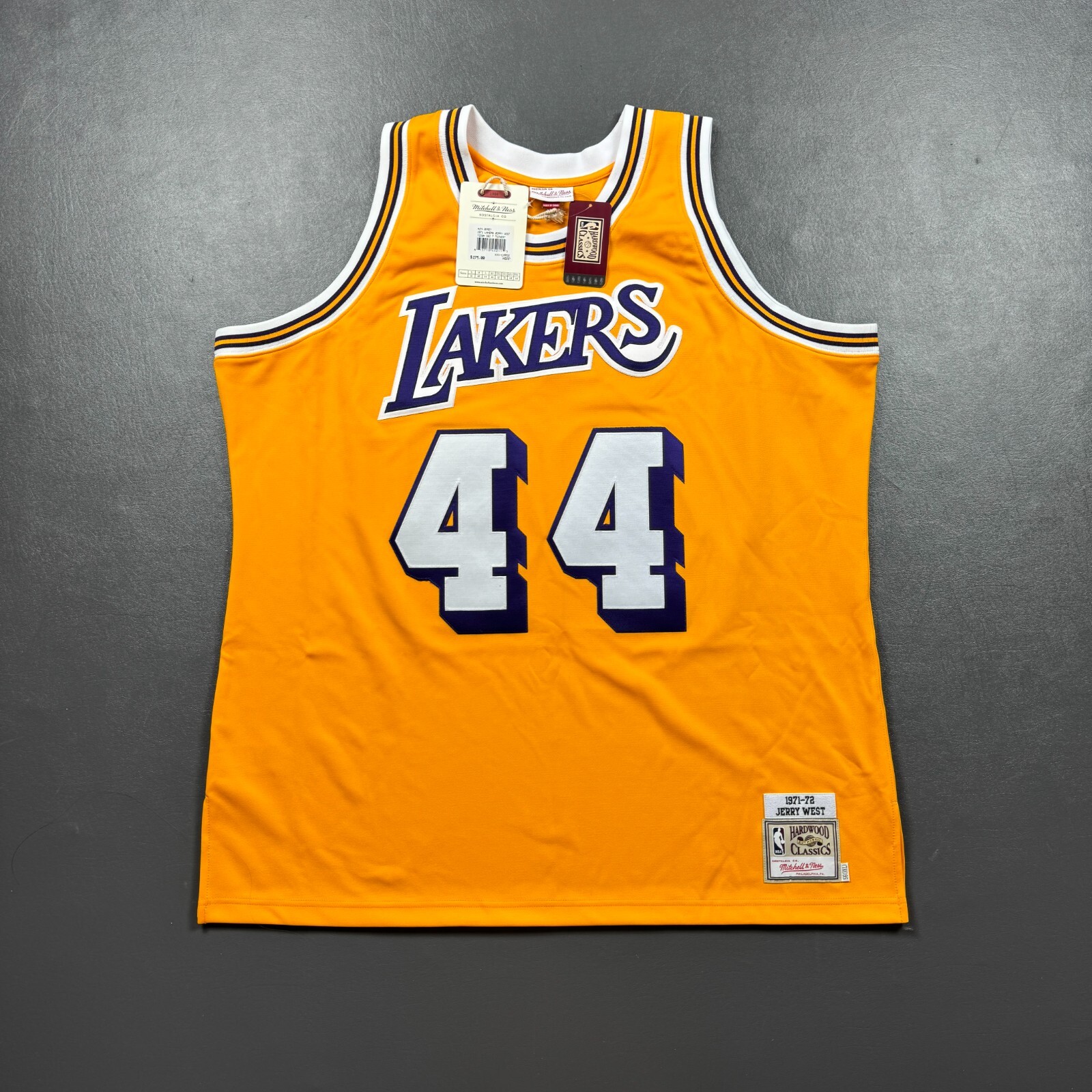 ウェア NBA LAKERS HARDWOOD XL LOS ANGELES LAKERS '60 Basketball MAJESTIC Hardwood Classics