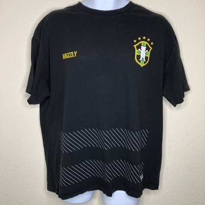 Diamond Supply Men Authentic Black Grizzly Grip Tape Number 10 T-Shirt XL