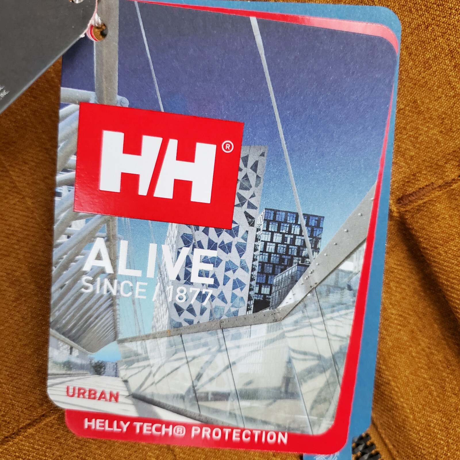 Pre-owned Helly Hansen $350  Size 2xl Mens Primaloft Insulated Waterproof Jacket Hooded In Beige