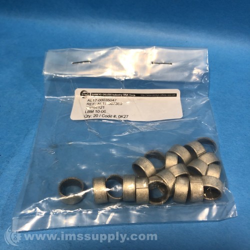 Sankyo Oilless LBM 10-06 Bag of 20. brass guide bushing FNFP Sankyo Oilless LBM 10-06 Bag of 20. brass guide bushing FNFP