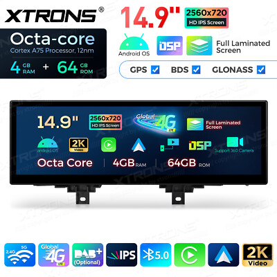 14.9'' Car Stereo IPS Screen Android 4+64GB For BMW Left 3er F30 F31/4er F32 F33