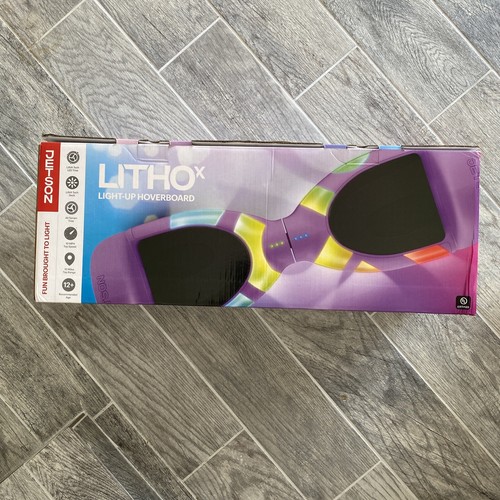 Jetson Litho X Electric Balance Board Scooter with LavaTech LED tires (Purple)