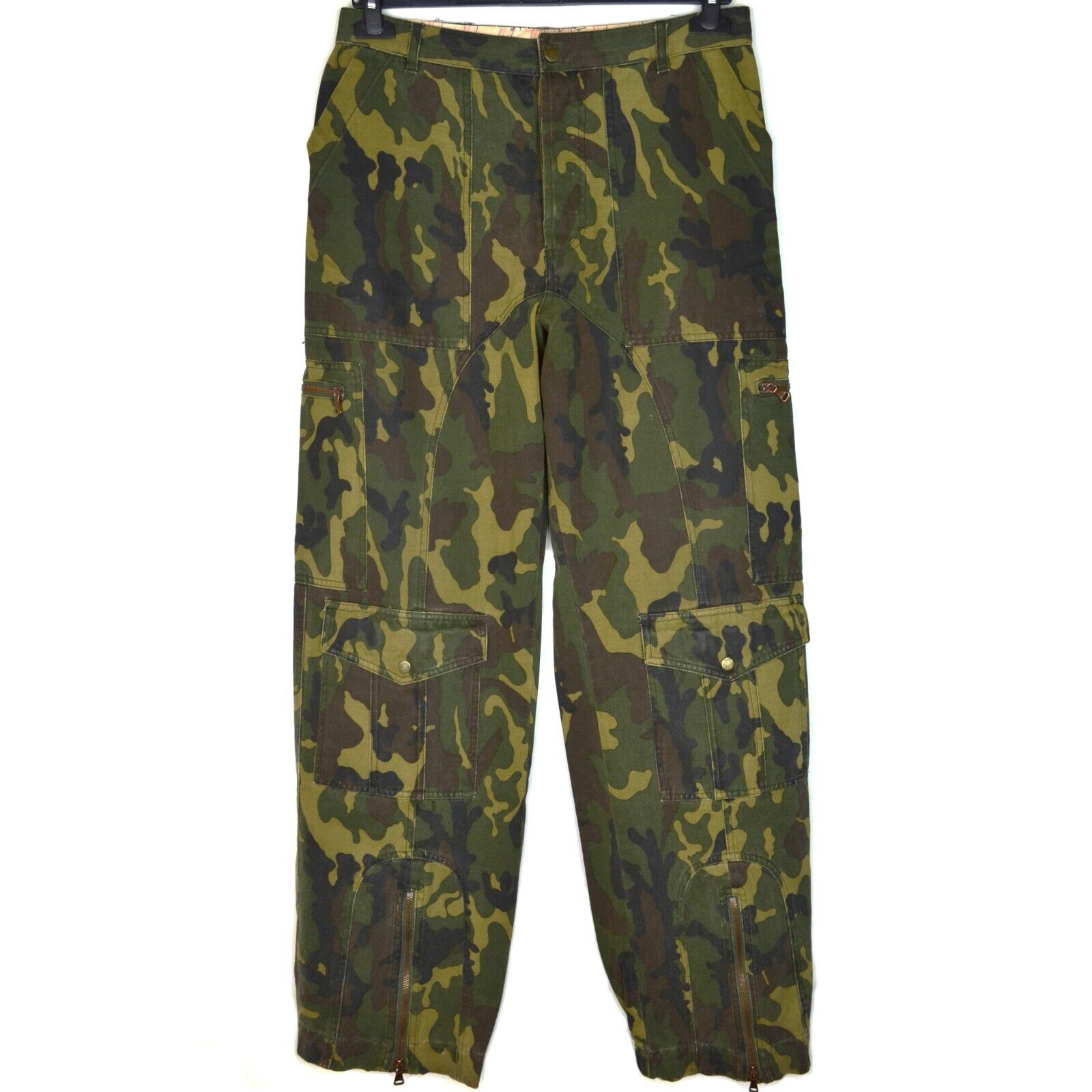 Vintage DOLCE & GABBANA D&G Cargo Pants Military Trousers Vintage DOLCE & GABBANA D&G Cargo Pants Military Trousers